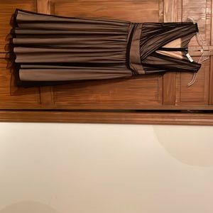 Gold and black dress